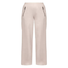 Noen Stretch Jersey Pull On Trousers Beige - Plus Size Collection
