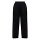 Noen Jersey Wide Leg Trousers With Zip Pockets Black 