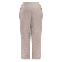 Noen Linen Blend Trousers Sand  - Plus Size Collection