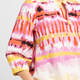 Noen Tie-Dye Cotton Tunic Pink and Yellow 