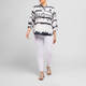 Noen Tie-Dye Cotton Tunic Black and White 