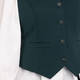Noen Stretch Jersey Waistcoat Green 