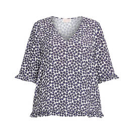 NOW BY PERSONA DAISY PRINT BLOUSE - Plus Size Collection