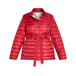 NOW BY PERSONA WATER REPELLENT DOWN JACKET RED - Plus Size Collection