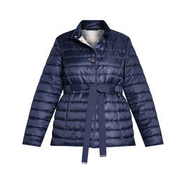NOW BY PERSONA WATER REPELLENT DOWN JACKET NAVY - Plus Size Collection