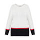 NOW BY PERSONA COTTON BLEND KNITTED TUNIC WHITE 
