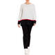 NOW BY PERSONA COTTON BLEND KNITTED TUNIC WHITE 
