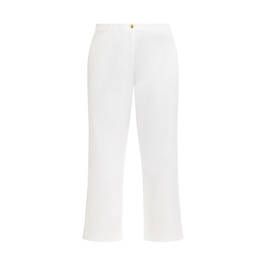 NOW BY PERSONA WHITE CROPPED JEANS - Plus Size Collection