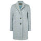 OPEN END SKY BLUE JACQUARD COAT