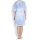 OPEN END sky blue cotton DRESS