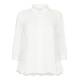 OPEN END white linen SHIRT