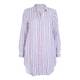 OPEN END LONG VIOLET STRIPE SHIRT
