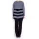 OPEN END chevron stripe SWEATER