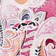 OPEN END FINE KNIT PAISLEY PRINT SWEATER