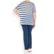 OPEN END nautical stripes SWEATER