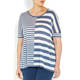 OPEN END nautical stripes SWEATER