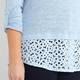 OPEN END TOP with broderie anglaise hem