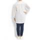 OPEN END white linen Tunic