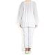 OPEN END embroidered white smock TUNIC