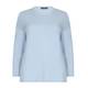 SANDRA PORTELLI pale blue cashmere SWEATER