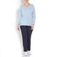 SANDRA PORTELLI pale blue cashmere SWEATER