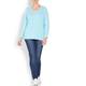 SANDRA PORTELLI AQUA CASHMERE SWEATER 