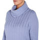 ELENA MIRO KNITTED TUNIC PALE BLUE