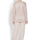 ELENA MIRO MESH LUREX KNITTED SWEATER BLONDE