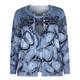 PASSIONI BLUE BAROQUE AND PEBBLE PRINT TWINSET 