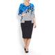 PASSIONI royal blue floral print TWINSET