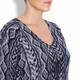 PASSIONI EMBOSSED KNIT STUDDED SWEATER
