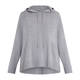 PIAZZA DELLA SCALA PURE WOOL HOODY GREY