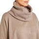 PIAZZA DELLA SCALA KNITTED JACKET WITH SCARF TAUPE