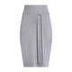 PIAZZA DELLA SCALA PURE WOOL SKIRT GREY