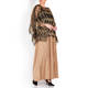 PERSONA BY MARINA RINALDI GOLD FRINGE CAPE