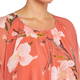 PERSONA BY MARINA RINALDI FLORAL DRESS CORAL