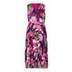 PERSONA BY MARINA RINALDI GEORGETTE DRESS FUCHSIA WITH OPTIONAL SLEEVE