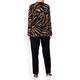 PERSONA BY MARINA RINALDI ZEBRA PRINT JACKET 