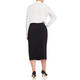 PERSONA BY MARINA RINALDI SILK ACETATE SHIRT WHITE