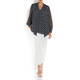 PERSONA BY MARINA RINALDI POLKA DOT BLOUSE NAVY
