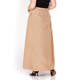 PERSONA BY MARINA RINALDI TAFFETA SKIRT CARAMEL