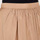 PERSONA BY MARINA RINALDI TAFFETA SKIRT CARAMEL