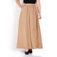 PERSONA BY MARINA RINALDI TAFFETA SKIRT CARAMEL