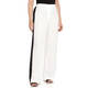 Persona By Marina Rinaldi White Trousers Black Tipping 