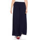 PERSONA BY MARINA RINALDI PLEATED CHIFFON TROUSER NAVY