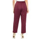 PERSONA MARINA RINALDI SATIN TROUSERS BORDEAUX 