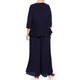 PERSONA BY MARINA RINALDI PLEATED TUNIC NAVY