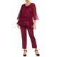 PERSONA BY MARINA RINALDI TUNIC BORDEAUX