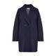 NOW BY PERSONA TWO-FABRIC COAT NAVY