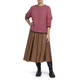 NOW BY PERSONA MIDI SKIRT CARAMEL